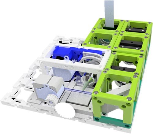 3D printed modules for optics