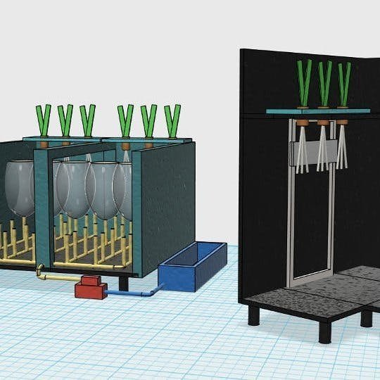 Root imaging system for aeroponics