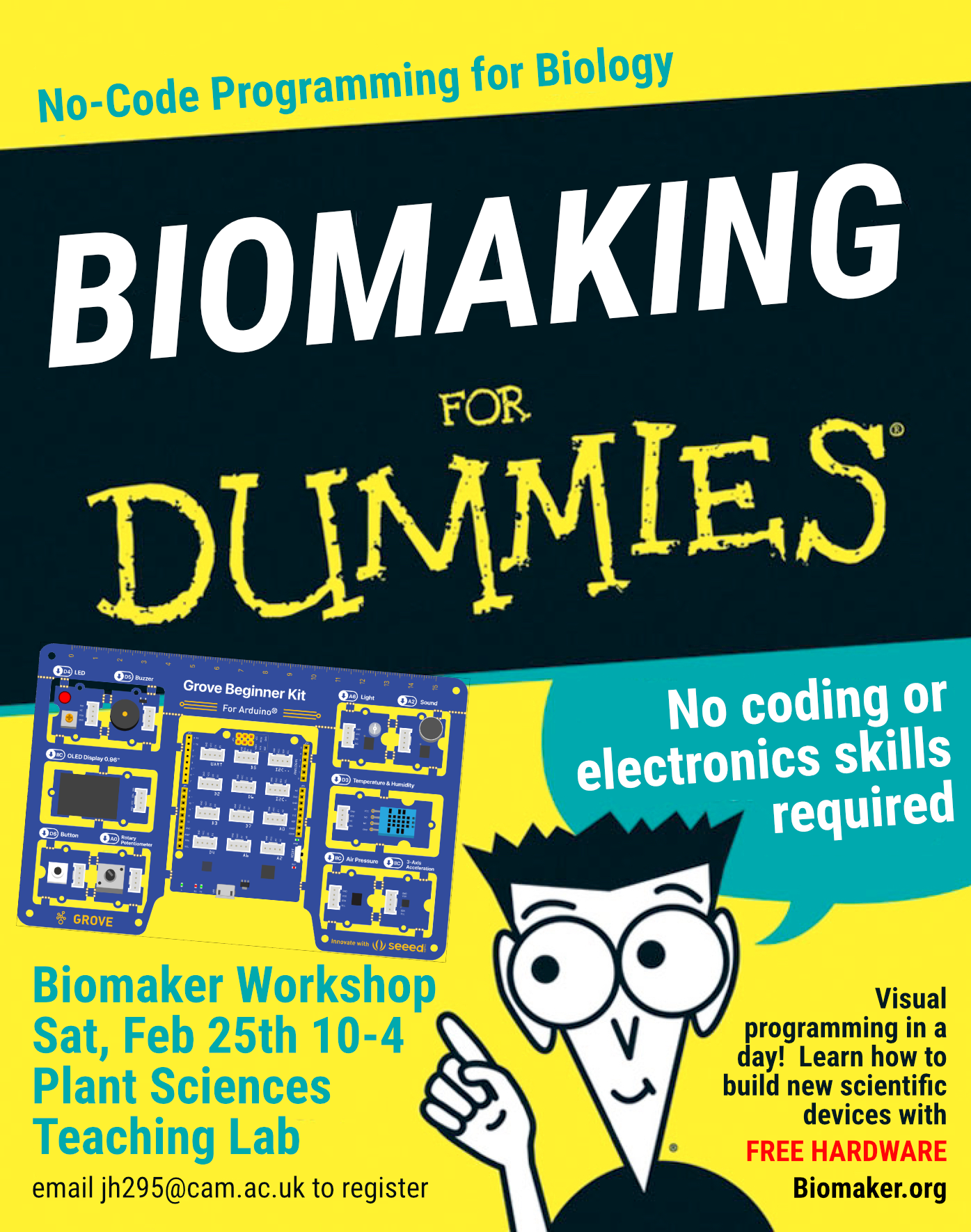 Feb 25th 2023 Biomaker Workshop in Cambridge